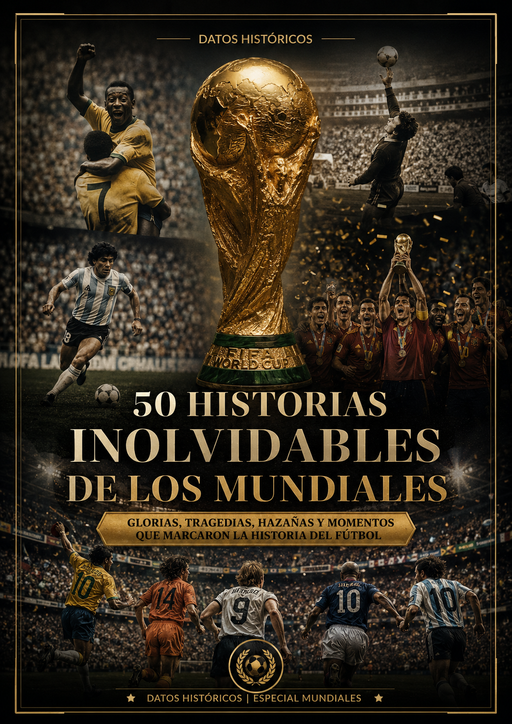Portada del ebook 50 Historias Inolvidables de los Mundiales